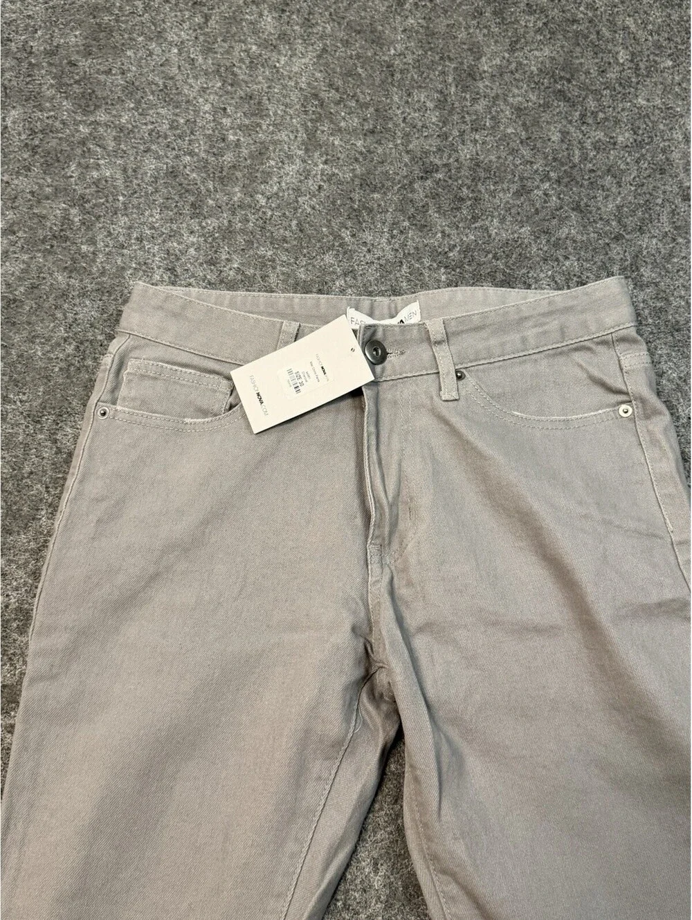Fashion Nova Jeans Mens 30 Gray Skinny Stretch Denim Pants New With Tags